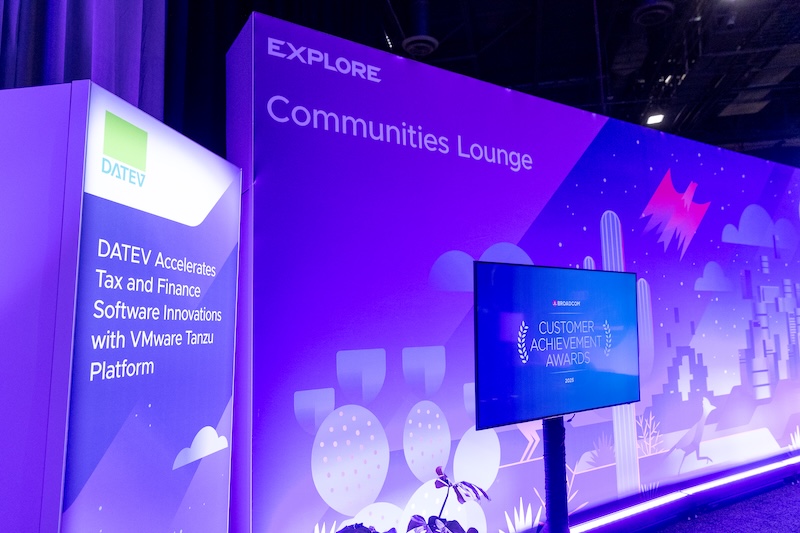 The Communities Lounge at VMware Explore in Las Vegas