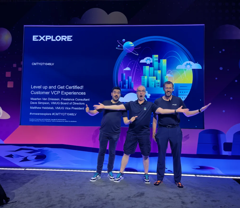 VMUG members at VMware Explore in Las Vegas
