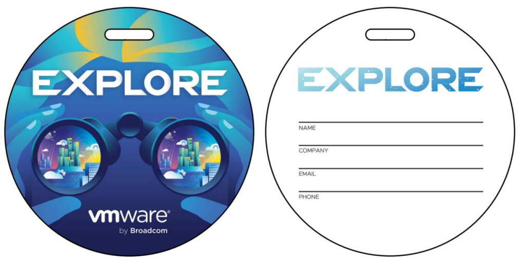VMware Explore 2025 Luggage Tag - a Giveaway in 2025