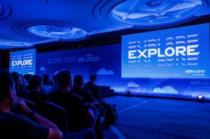 Explore on Tour in London Branded Interior Plenary Session Stage