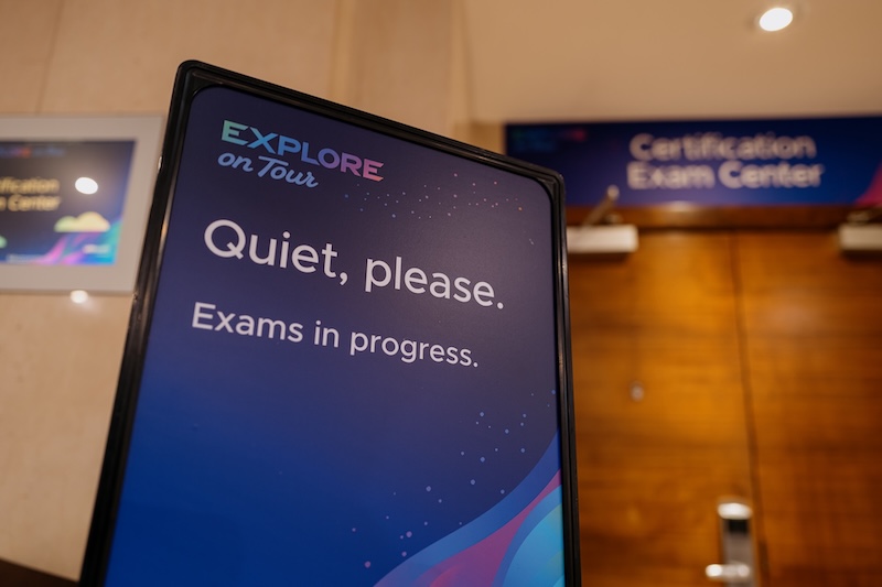 Explore on Tour Certification Exam Center