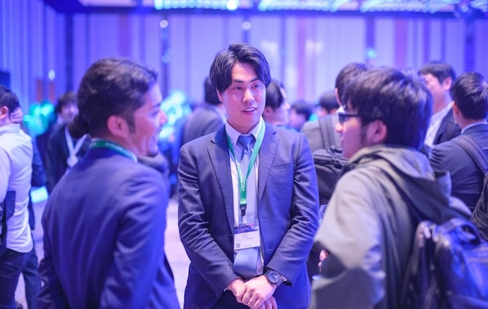Attendees networking at Explore on Tour in Tokyo
