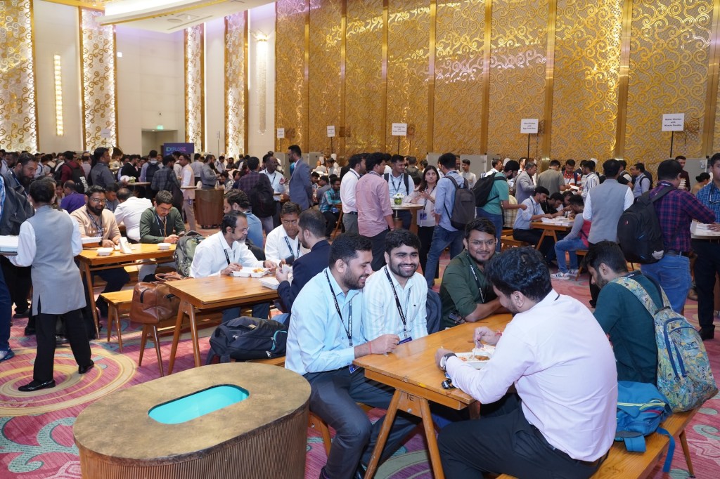 Attendees at Explore on Tour in Mumbai networking