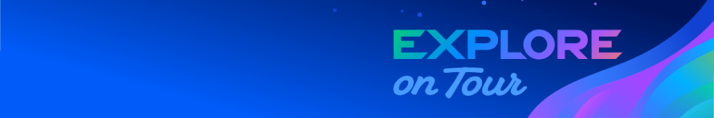 Explore on Tour branded banner