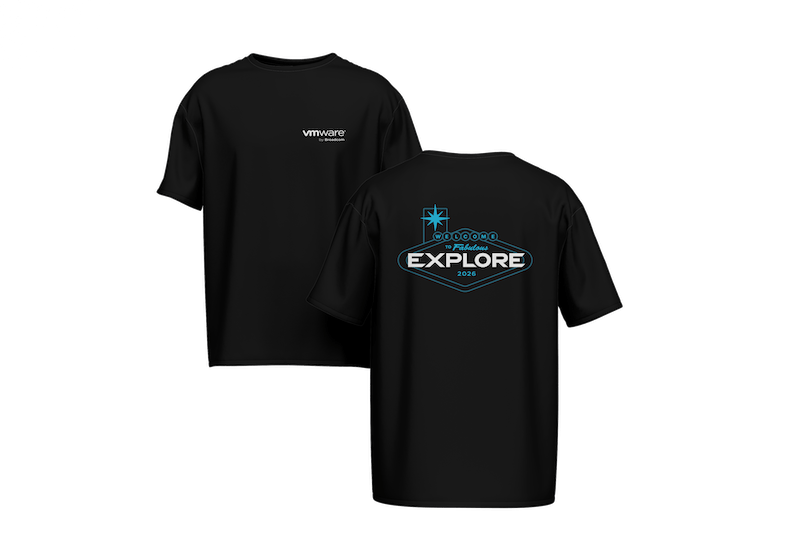VMware Explore 2026 event t-shirt