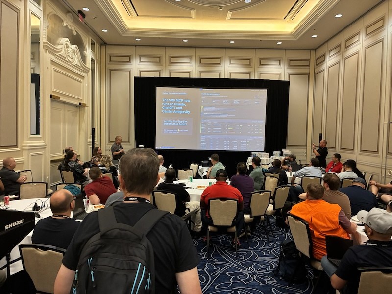 Attendees at the Hackathon at VMware Explore in Las Vegas