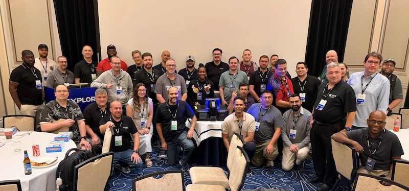 Attendees at the Hackathon at VMware Explore in Las Vegas
