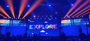 VMware Explore 2024 main stage in Las Vegas