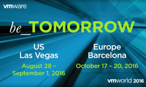 VMworld 2016: be_TOMORROW