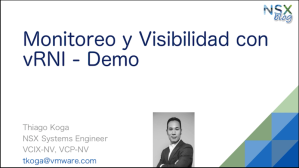 vRealize Network Insight (vRNI)