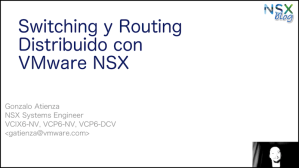 Switching y Routing con NSX