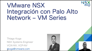 Integración de VMware NSX con Palo Alto Networks
