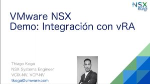 NSX con vRA