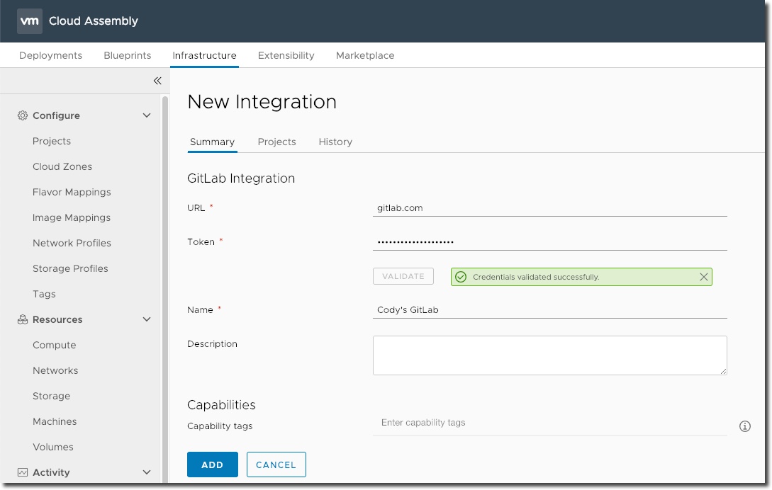 Introducting GitLab And Cloud Assembly Integration