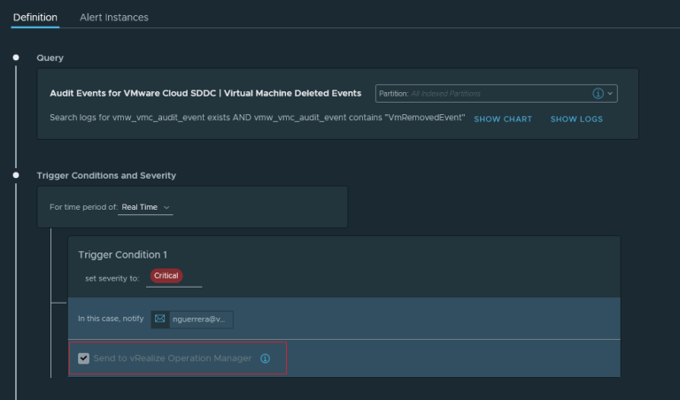 Vmware Aria Operations Logs And Vmware Aria Operations Cloud Alert