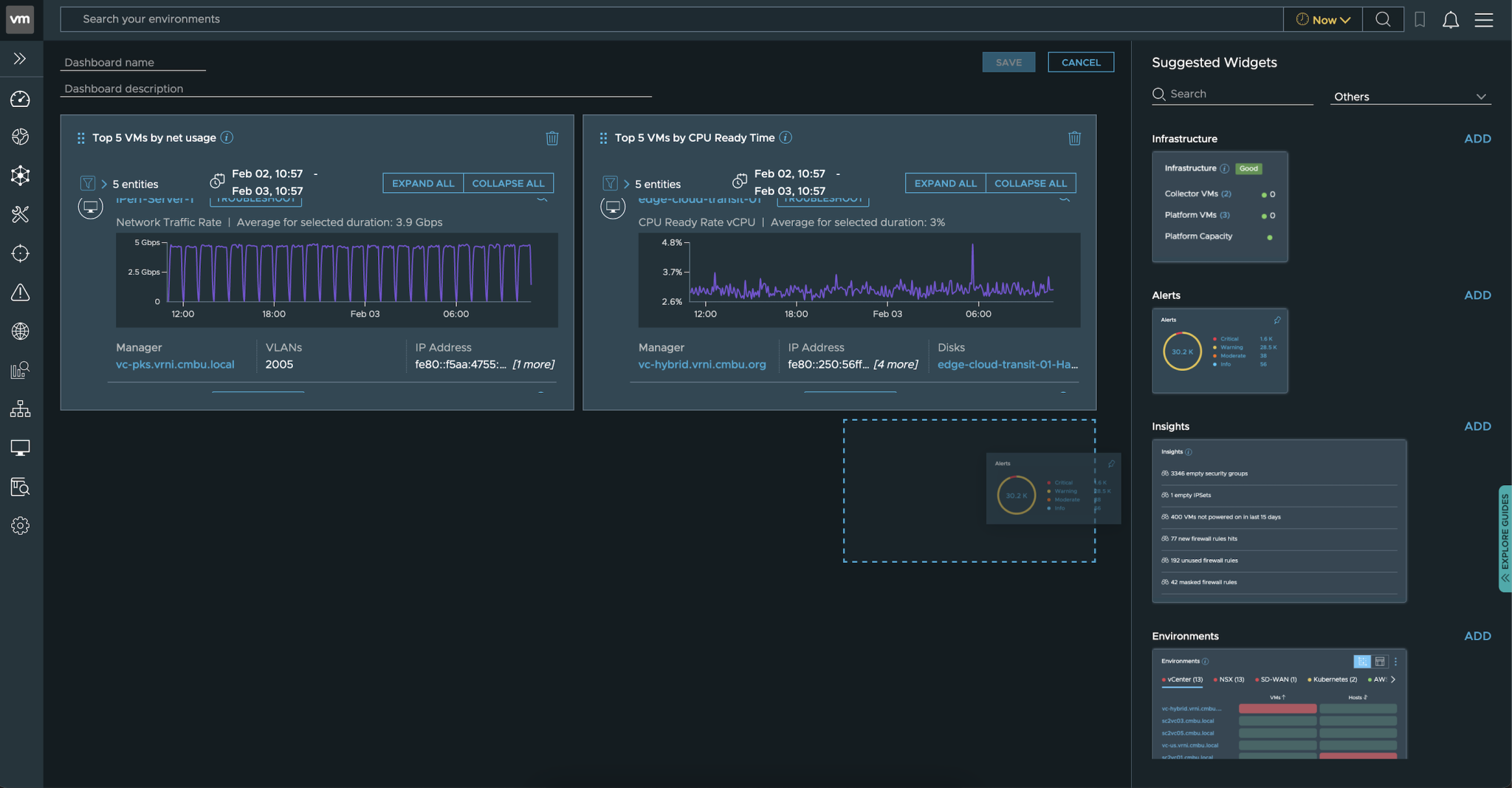 An Introduction to Dashboards in VMware Aria Operations for Networks 6. ...