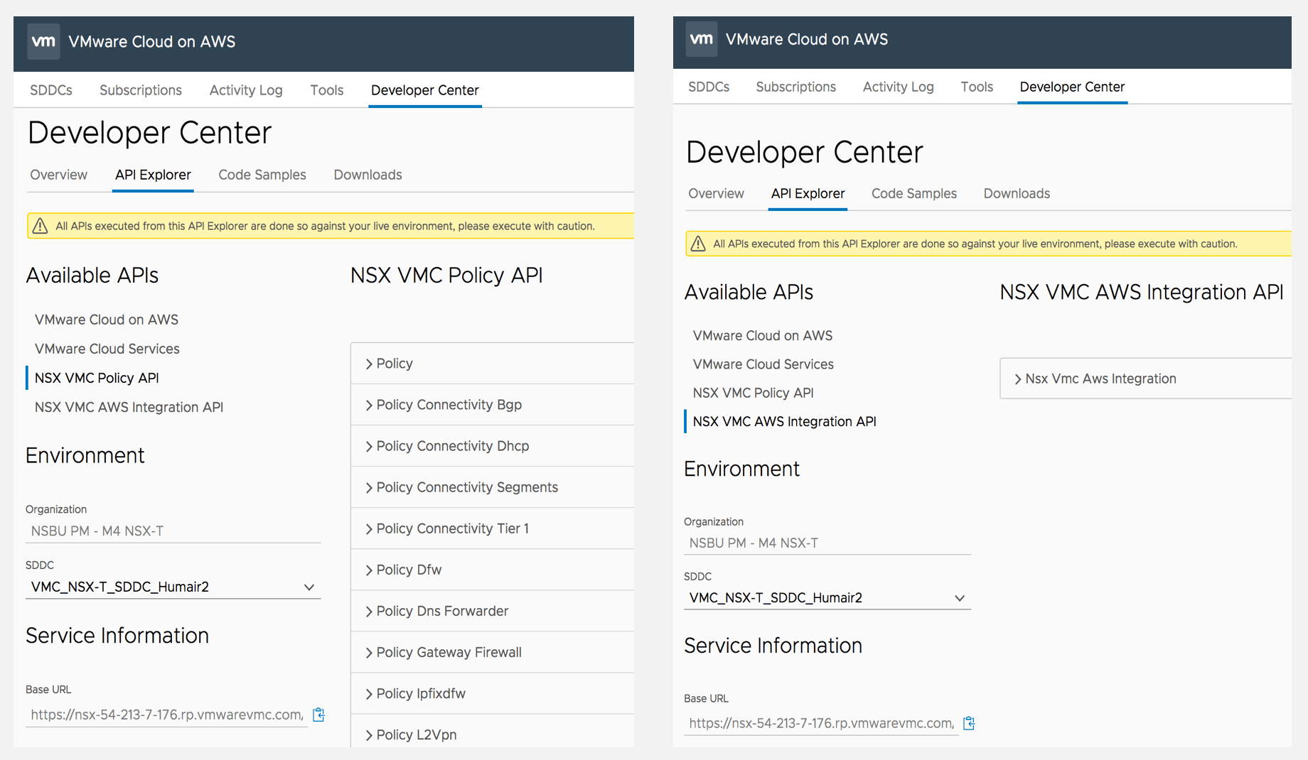 VMware Cloud on AWS SDDC 1.7: New NSX Features