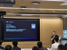 Dr. Xiangjun Song kicking off the meetup highlighting VMware’s contribution to AI field