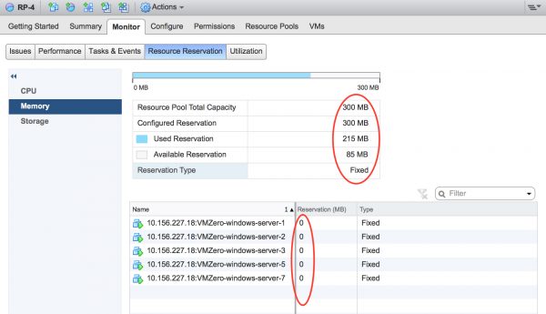 Vmware cpu reservation что это