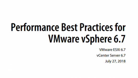 Performance Best Practices for VMware vSphere 6.7 book cover