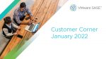 Customer Corner, January 2022