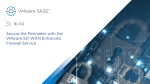 Secure the Perimeter with the VMware SD-WAN Enhanced Firewall Service