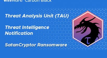 Threat Analysis Unit (TAU) Threat Intelligence Notification: SatanCryptor Ransomware