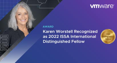 VMware's Karen Worstell Recognized as 2022 ISSA International Distinguished Fellow