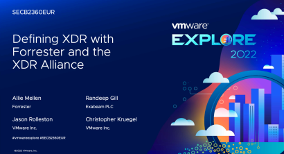 Setting the Record Straight on XDR at VMware Explore Europe