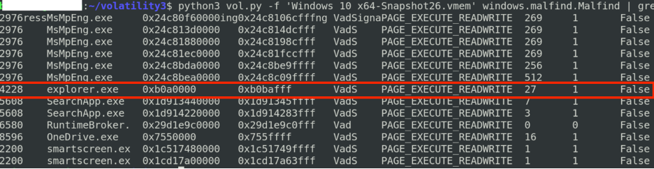 Malfind Memory Forensics for Virtualized Hosts | VMware Blog