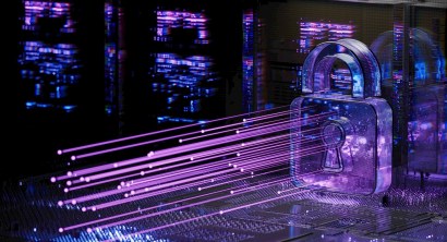 AI Cyber Security Ransomware Phishing Fingerprint Email Encrypted Technology, Digital Information Protected Secured