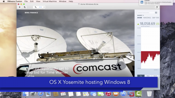 Windows 8 on Yosemite
