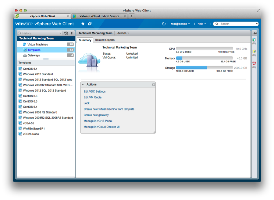 Manage Your vCloud Hybrid Service Environment Through vSphere - VMware ...