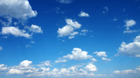 Cloudscape with Blue Sky.