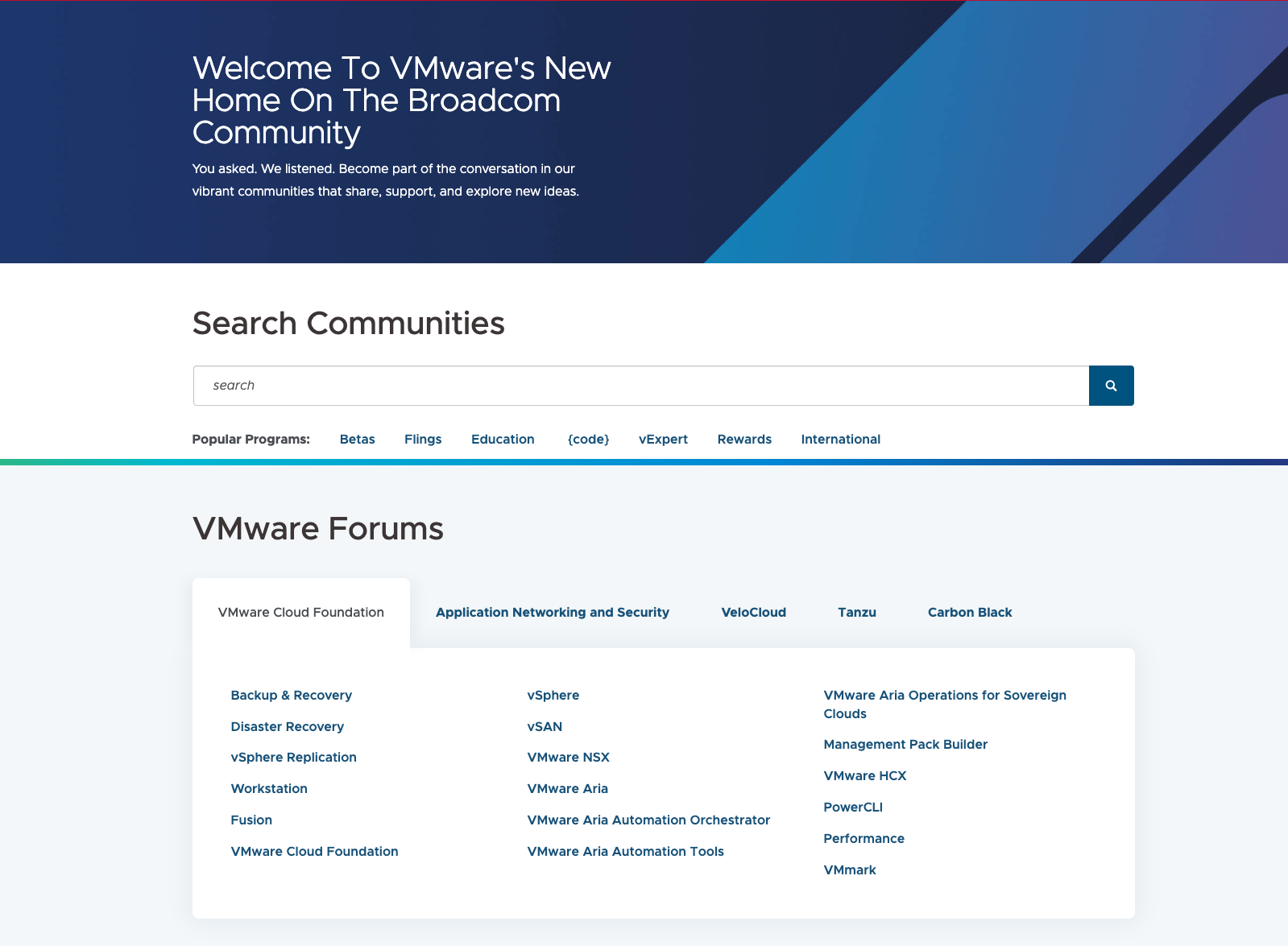 Find the VMTN Forums Easily - VMTN Blog Find the VMTN Forums Easily