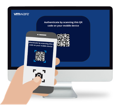 Conference room scanning QR code infographic