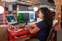 Image of IT Tech Reviewing Monitoring Dashboard