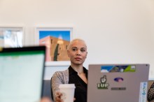 Threat hunting female developer