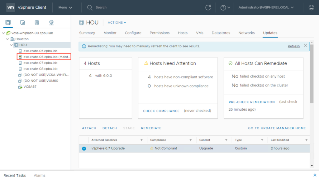 ESXi Host Upgrade | VMware