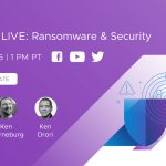TODAY: Join us for vSphere LIVE, on Ransomware & Security, 1 PM PDT