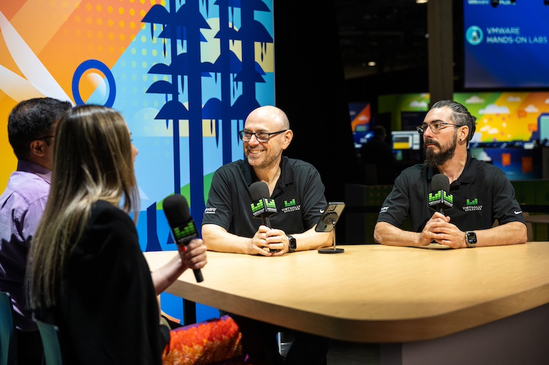 Virtually Speaking Podcast broadcasting live from VMware Explore 2024 Las Vegas