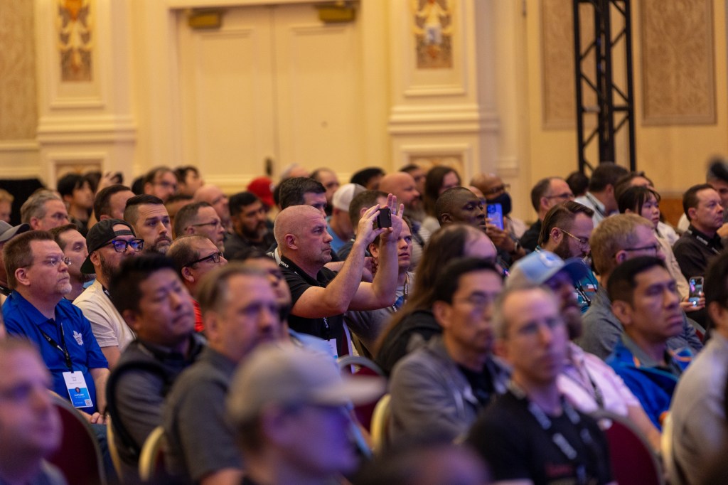 Breakout session attendees at VMware Explore in Las Vegas