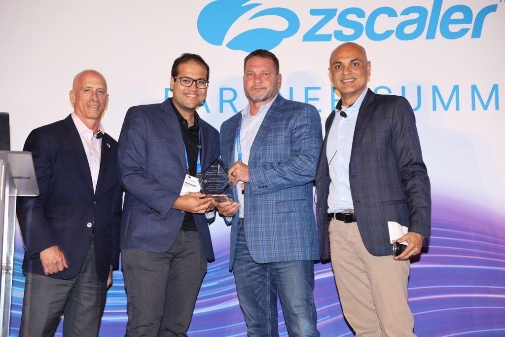 Jason Varis VMware Wins Partner of the Year Award at Zscaler Cloud Summit - VeloCloud