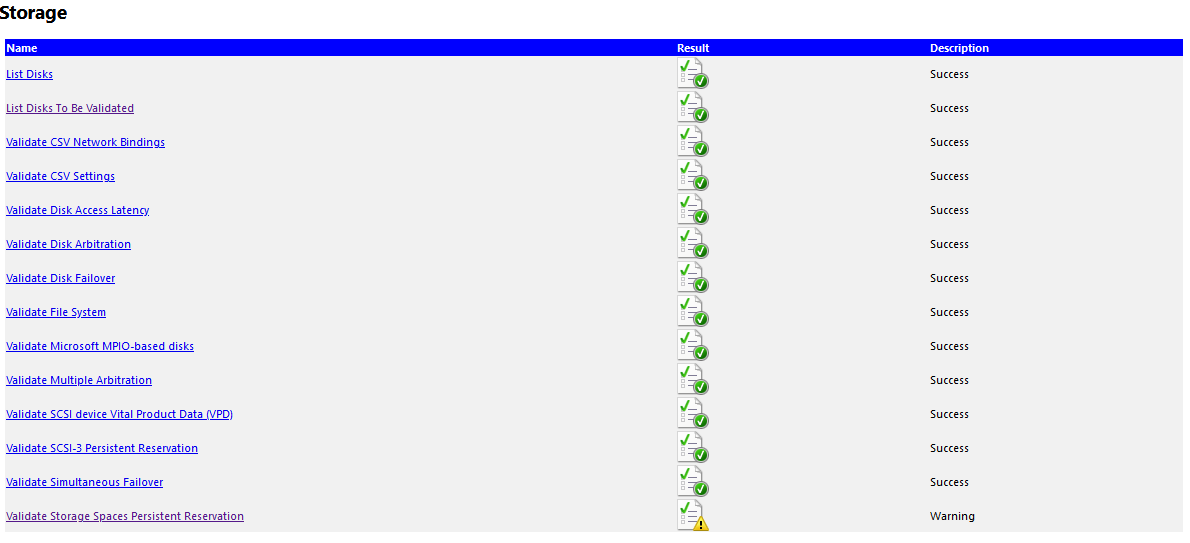 WSFC on VMware Cloud results 3