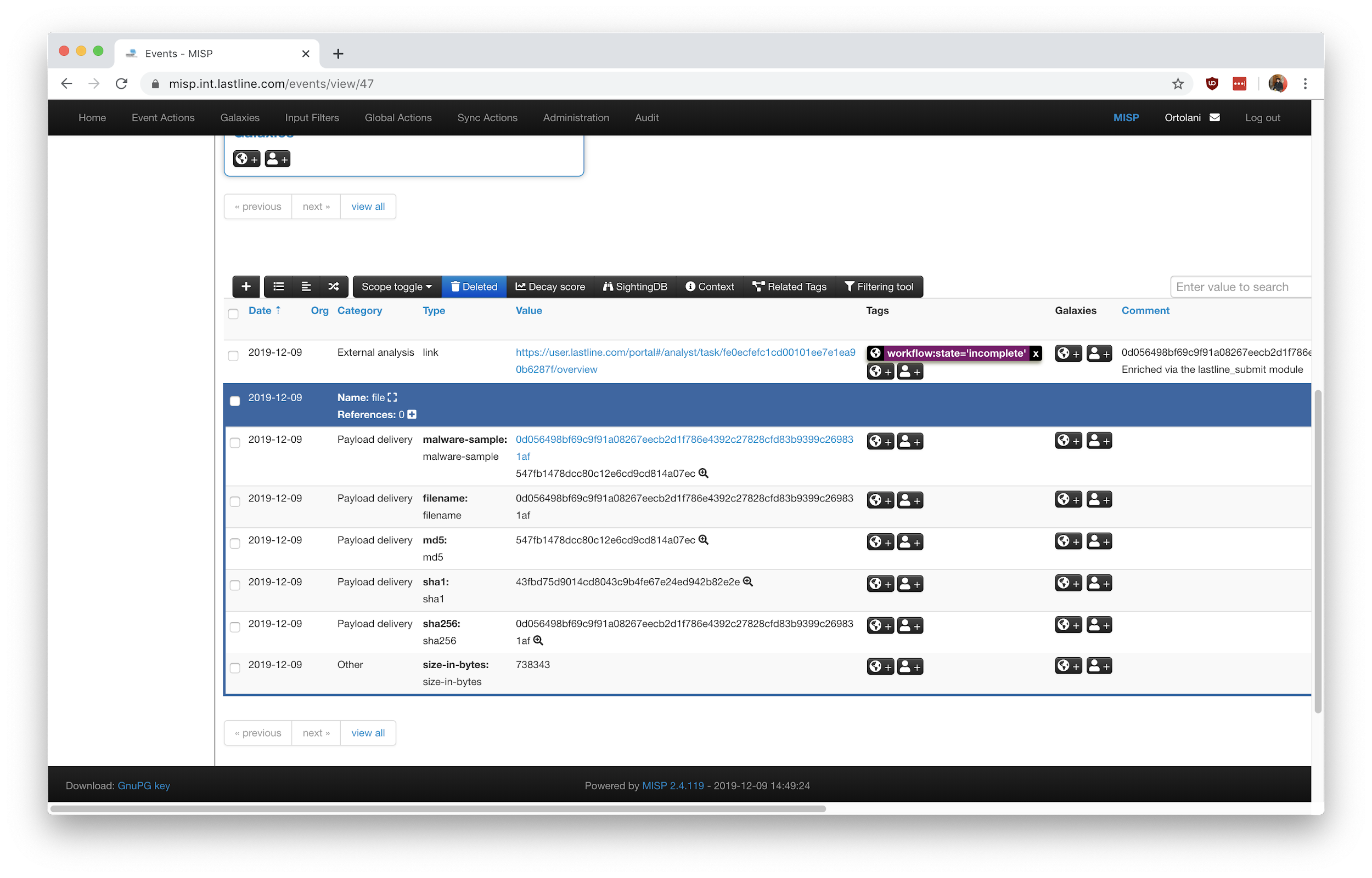 Submitting Files to NSX Advanced Threat Analyzer